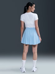 Nike Physic Blue Dri-FIT Court Ace Advantage Tennis Skirt - Image 2 of 4