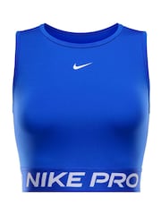 Nike Blue Pro Dri-FIT Cropped Tank Top - Image 11 of 11