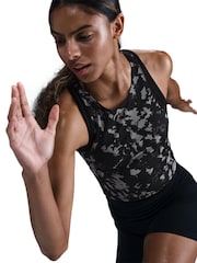 Nike Black One Fitted Dri-FIT Printed Tank Top - Image 10 of 11