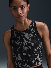 Nike Black One Fitted Dri-FIT Printed Tank Top - Image 4 of 11