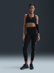 Nike Black One High Waisted 7/8 Printed Leggings - Image 1 of 7