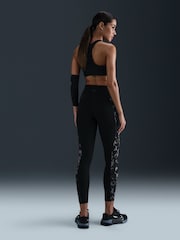 Nike Black One High Waisted 7/8 Printed Leggings - Image 2 of 7