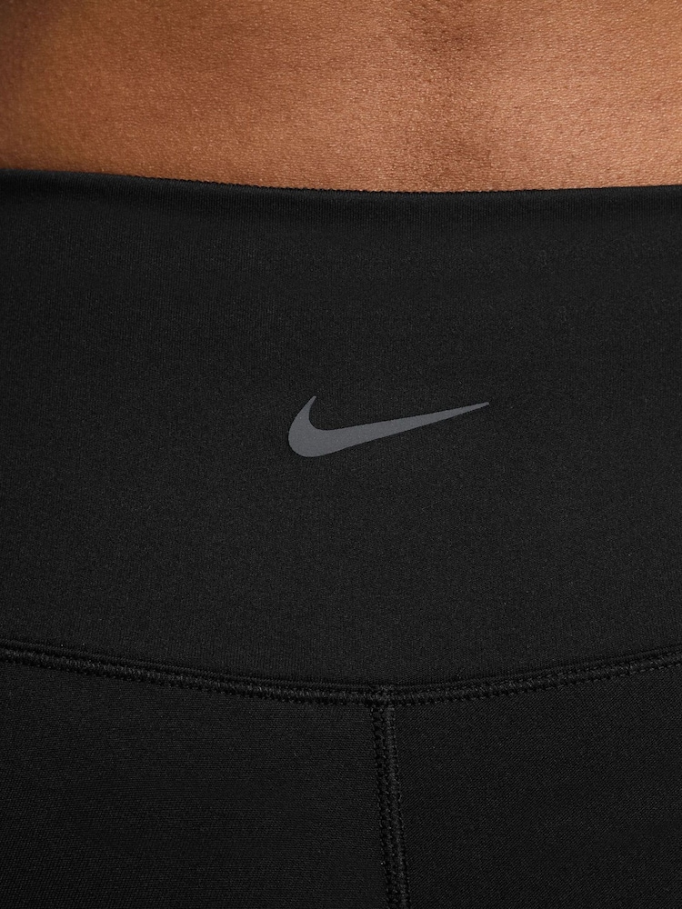 Nike Black One High Waisted 7/8 Printed Leggings - Image 7 of 7