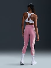 Nike Elemental Pink One High Waisted 7/8 Printed Leggings - Image 4 of 10