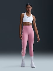 Nike Elemental Pink One High Waisted 7/8 Printed Leggings - Image 6 of 10
