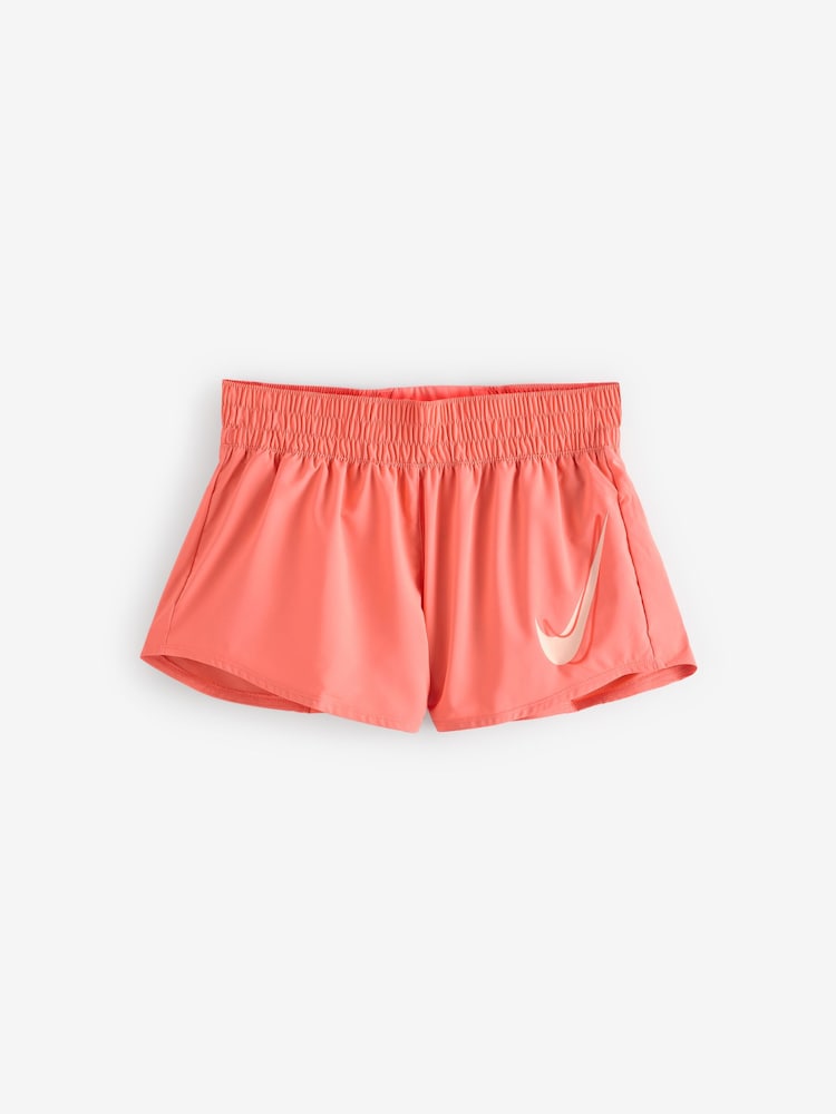 Красный Ember - Nike One Swoosh Dri-FIT Mid Rise Brief Lined Running Shorts - Изображение 6 из 6