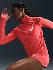 Nike White Swoosh Half-Zip Running Sweatshirt - Bild 5 von 5