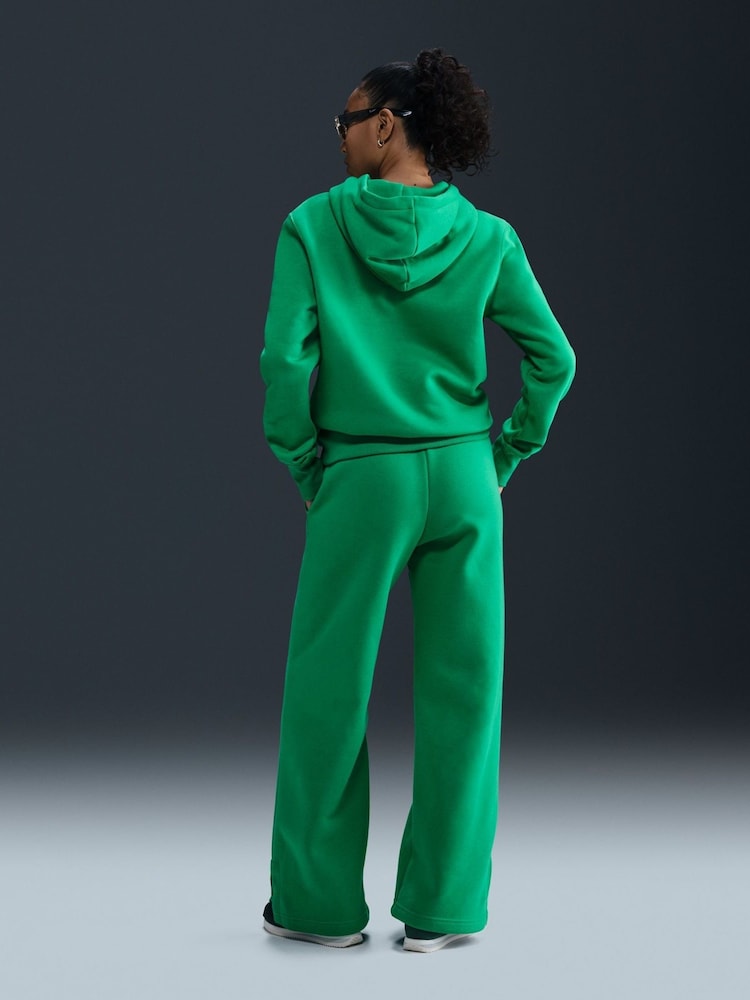 Stadium Green - Nike mini Phoenix fleece swoosh pullover hoodie - Image 2 of 5