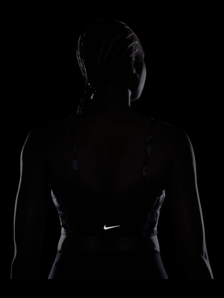 Nike Black Swoosh Pocket Medium Support Sports Bra - Image 4 of 4