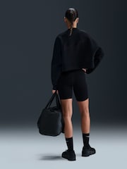 Nike Black Oversized Pullover Sweat Top - Image 2 of 5