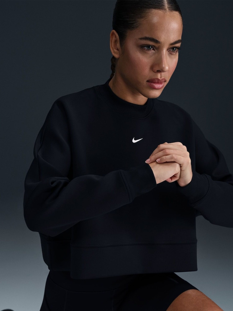 Nike Black Oversized Pullover Sweat Top - Image 5 of 5