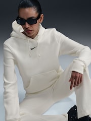 Sail Cream - Sudadera afelpada sin cierres, con capucha y minilogo Phoenix de Nike - Imagen 1 de 11