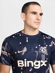 Nike Blue Chelsea FC Academy Pre-Match T-Shirt - Image 3 of 6