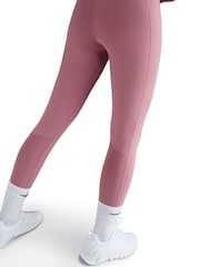 Nike Elemental Pink Pro Mid Rise 7/8 Graphic Leggings - Image 7 of 10