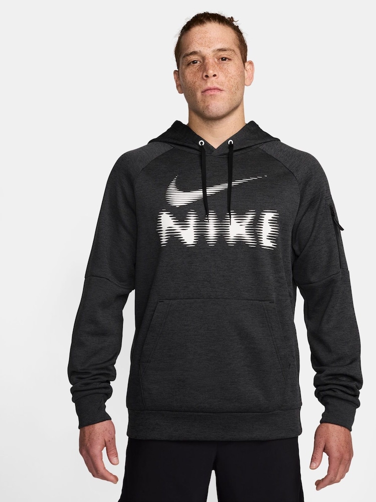 Nike Black Therma-FIT Pullover Training Hoodie - Image 1 of 3