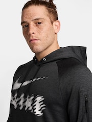 Nike Black Therma-FIT Pullover Training Hoodie - Image 3 of 3