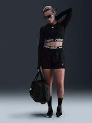 Nike Black Pro Dri-FIT 2-in-1 Shorts - Image 1 of 10