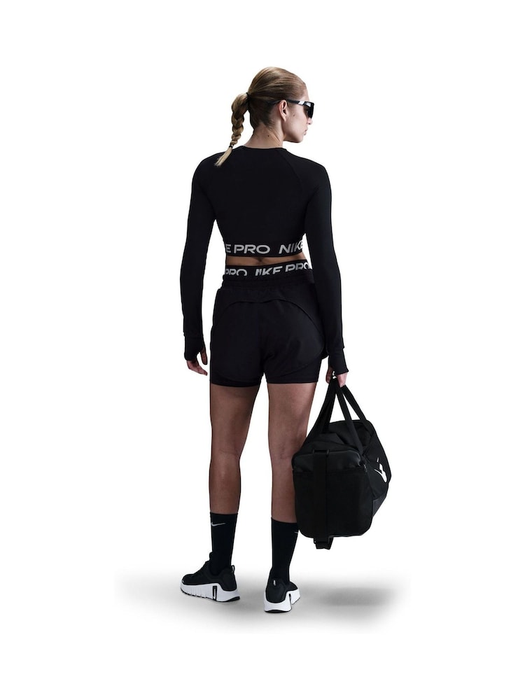 Nike Black Pro Dri-FIT 2-in-1 Shorts - Image 2 of 10