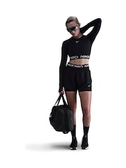 Nike Black Pro Dri-FIT 2-in-1 Shorts - Image 5 of 10