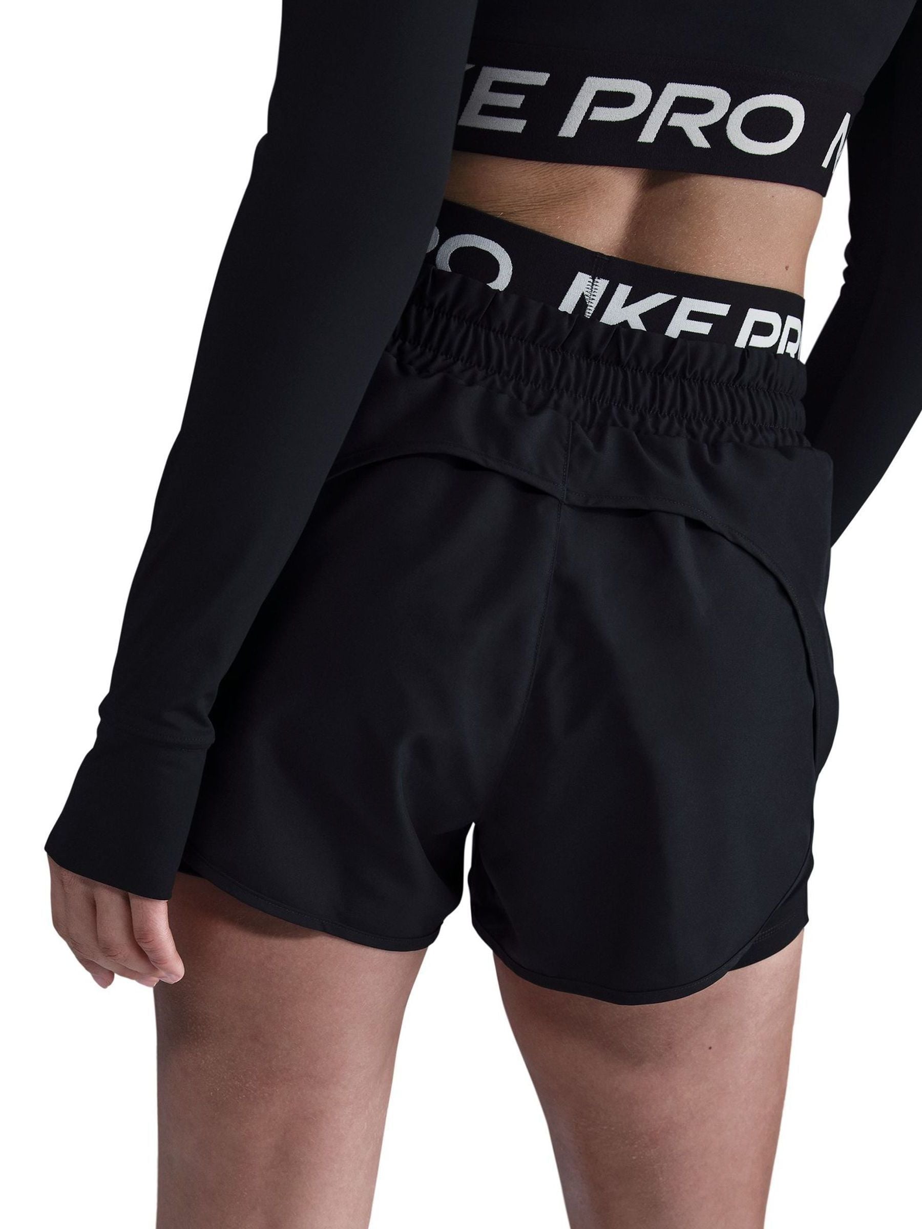 nike pro shorts double band
