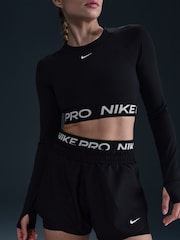 Nike Black Pro Dri-FIT 2-in-1 Shorts - Image 9 of 10