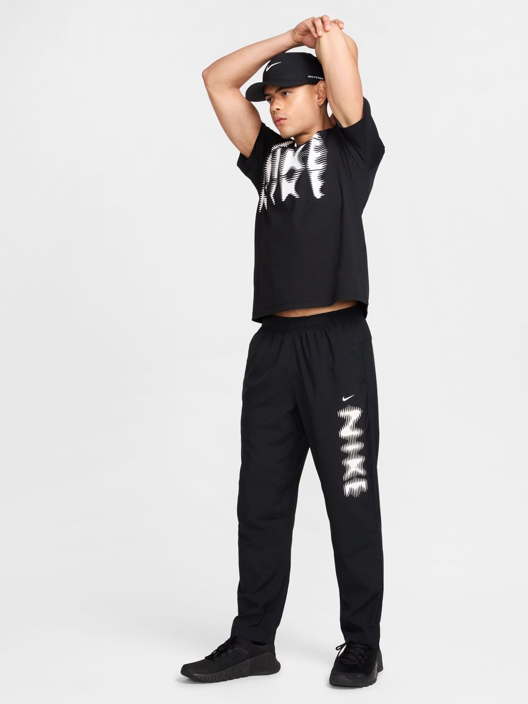 black and yellow nike joggers