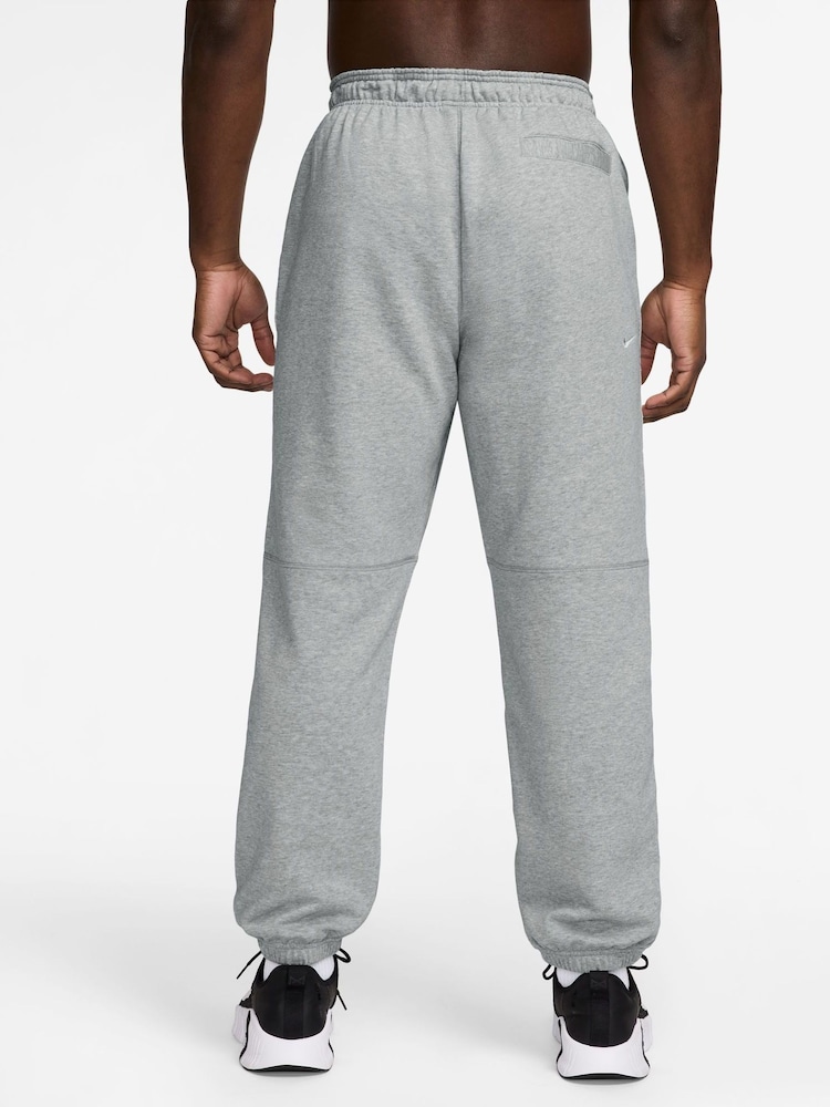 Nike Grey Gym Heritage Dri-FIT Fleece Training Joggers - Image 2 of 3