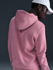 Rosa - Sudadera afelpada sin cierres, con capucha y minilogo Phoenix de Nike - Imagen 2 de 5
