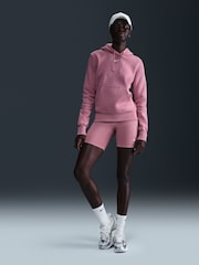 Rosa - Sudadera afelpada sin cierres, con capucha y minilogo Phoenix de Nike - Imagen 3 de 5