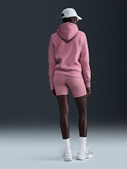 Rosa - Sudadera afelpada sin cierres, con capucha y minilogo Phoenix de Nike - Imagen 4 de 5