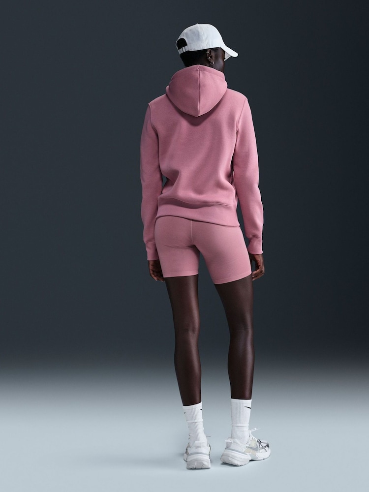 Roze - Nike mini Phoenix fleece swoosh pullover hoodie - Image 4 of 5