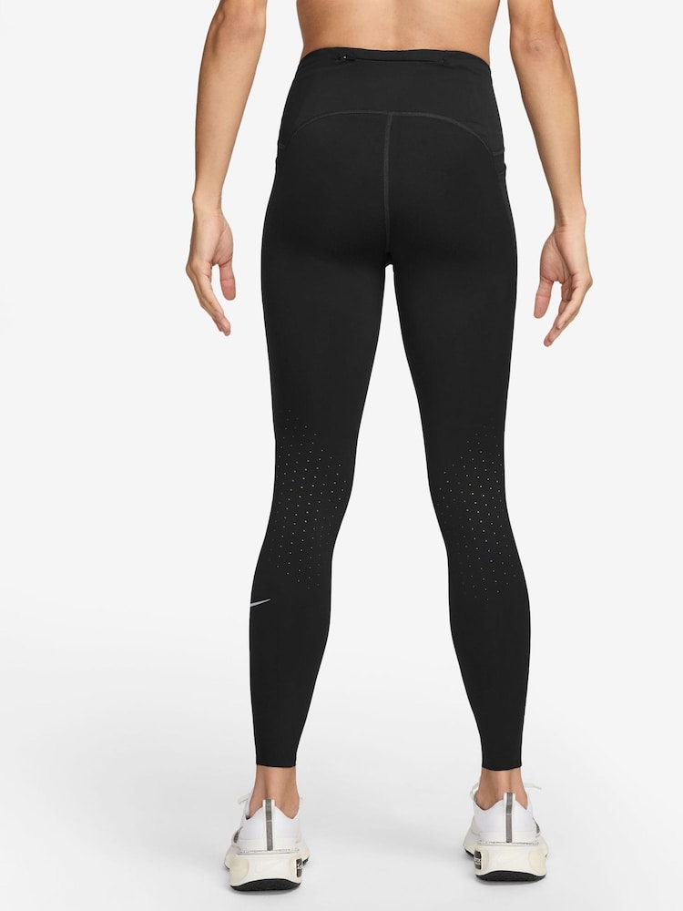 Nike Black Swift High Waisted 7/8 Runnings Leggings With Pockets - Image 6 of 6 Nike Black Swift High Waisted 7/8 Runnings Leggings With Pockets - Image 6 of 6
