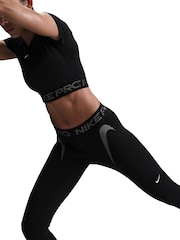 Nike Black Pro Mid Rise 7/8 Graphic Leggings - Image 5 of 5