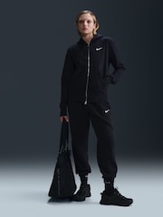 Nike Black Phoenix Fleece Full Zip Hoodie - Image 1 of 10