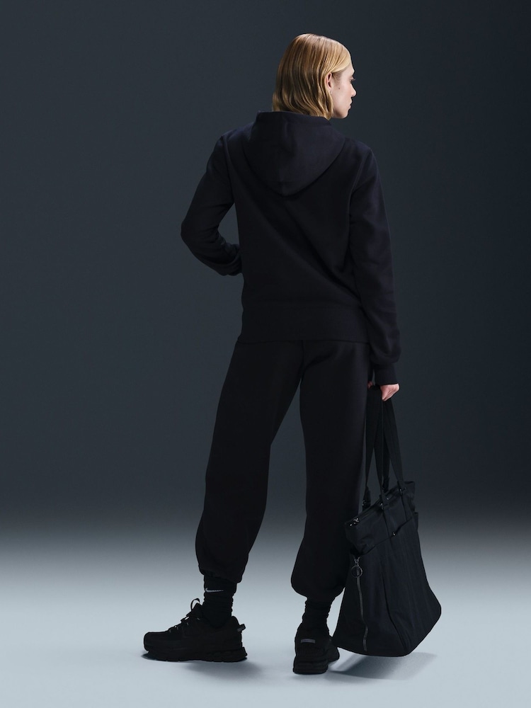 Nike Black Phoenix Fleece Full Zip Hoodie - Image 3 of 10