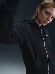 Nike Black Phoenix Fleece Full Zip Hoodie - Image 6 of 10