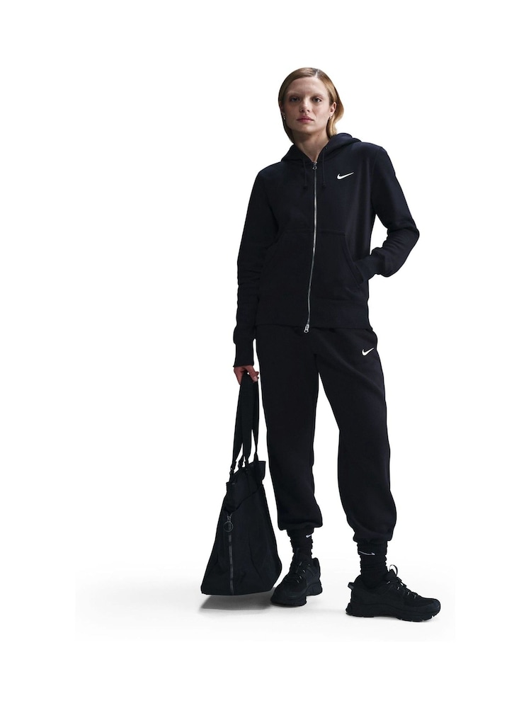 Nike Black Phoenix Fleece Full Zip Hoodie - Image 8 of 10