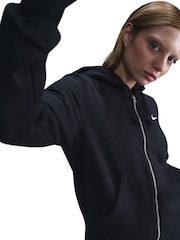 Nike Black Phoenix Fleece Full Zip Hoodie - Image 9 of 10
