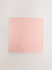 Pink Stripe & Stars Baby Muslins 100% Cotton Cloths 4 Pack - Image 5 of 7