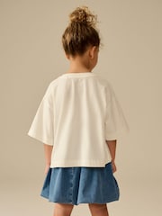 Beige Hello Kitty Oversized License 100% Cotton T-Shirt (3-16yrs) - Image 2 of 7