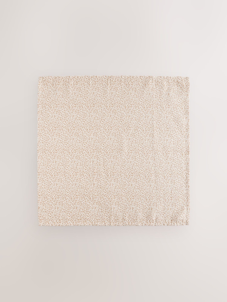 Ditsy Floral Baby Muslins 100% Cotton Cloths 4 Pack - Image 6 of 7