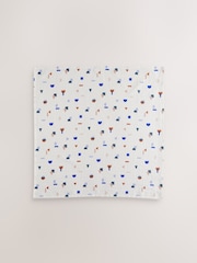 Modra/rumenorjava zvezda - dojenček Muslins 100% Cotton Cloths 4 komplet - Slika 4 iz 7