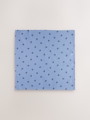 Modra/rumenorjava zvezda - dojenček Muslins 100% Cotton Cloths 4 komplet - Slika 7 iz 7