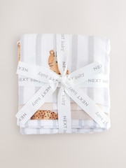 Animal Characters Baby Muslins 100% Cotton Cloths 4 Pack - Image 2 of 7