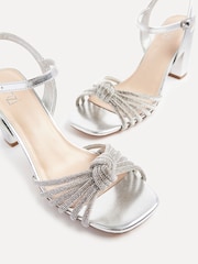 Sandalias de tacón cuadrado con tira delantera de strass Sanora de Linzi - Imagen 5 de 5