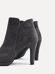 Linzi Grey Layara Platform Ankle Boots With Stiletto Heels - Image 5 of 5