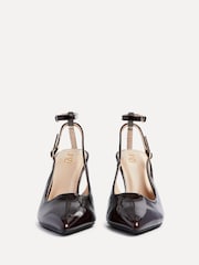 Linzi Red Galore Stiletto Court Heels With Wrap Around Ankle Strap - Image 5 of 5