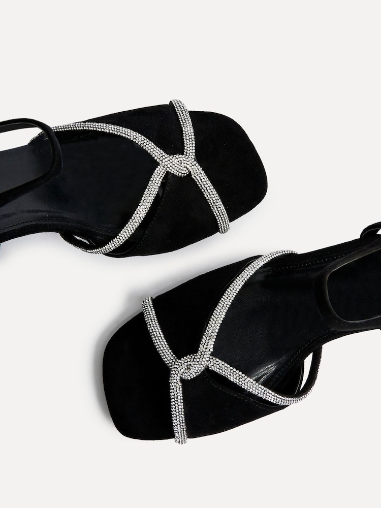 Sandalias de tacón cuadrado con tiras de strass Zoey de Linzi - Imagen 5 de 5 Sandalias de tacón cuadrado con tiras de strass Zoey de Linzi - Imagen 5 de 5