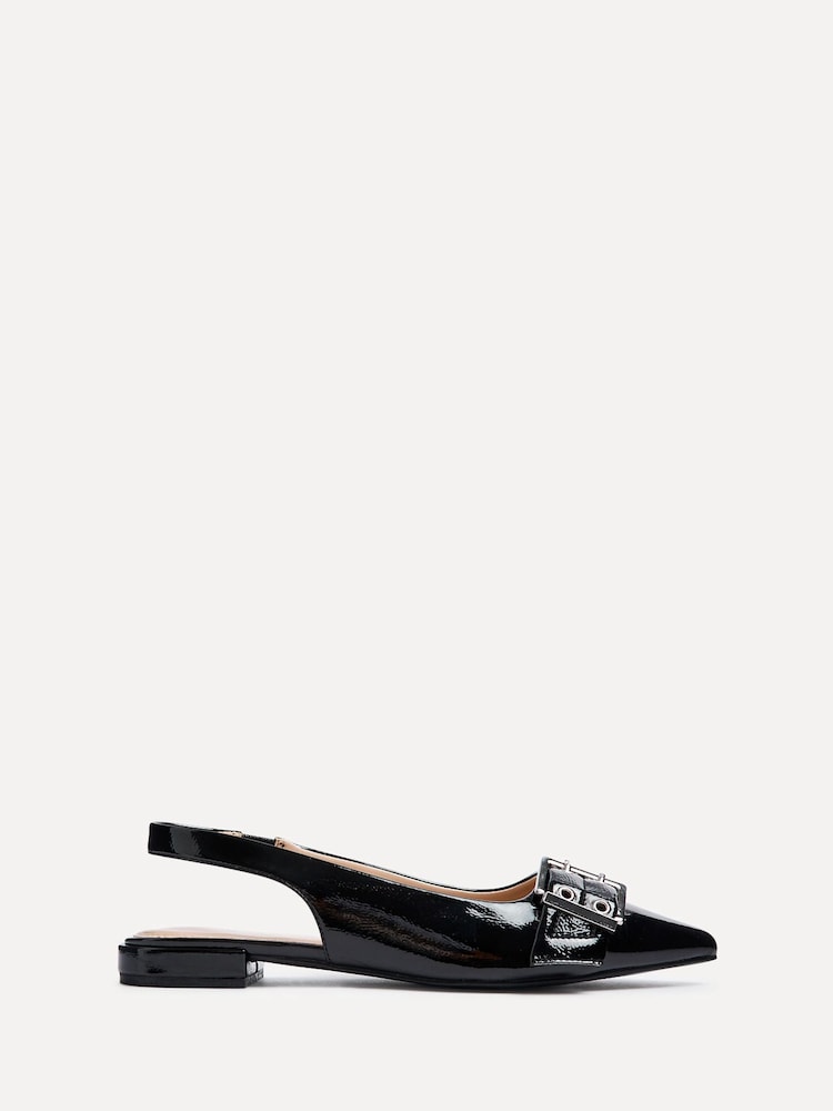 Linzi Libby čevlji s plosko peto/brez pete Poined Toe čevlji With Front Buckle Detail - Slika 2 iz 5 Linzi Libby čevlji s plosko peto/brez pete Poined Toe čevlji With Front Buckle Detail - Slika 2 iz 5