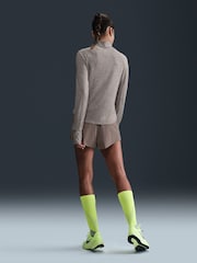 Nike Brown Swift Dri-FIT UV 1/2-Zip Running Top - Image 5 of 6